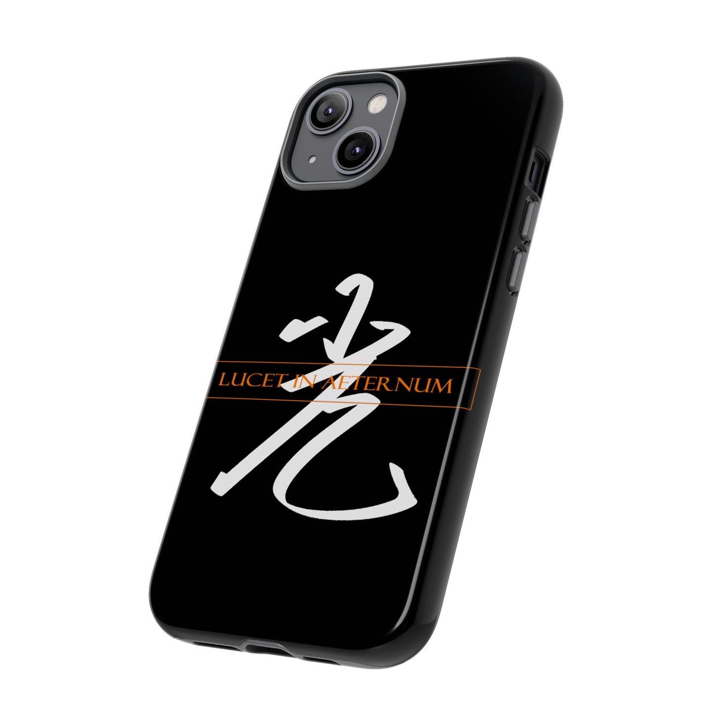 Lucet In Aeternum Black Phone Case