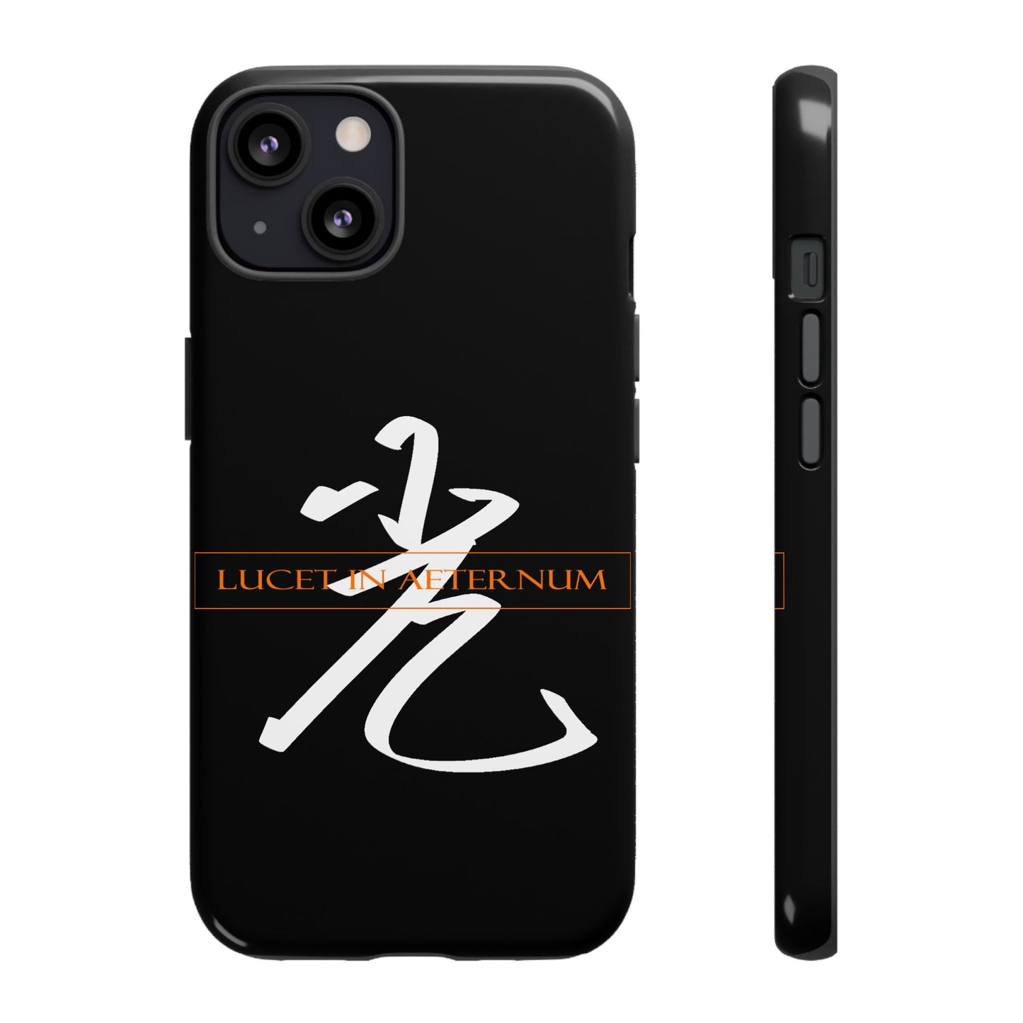 Lucet In Aeternum Black Phone Case