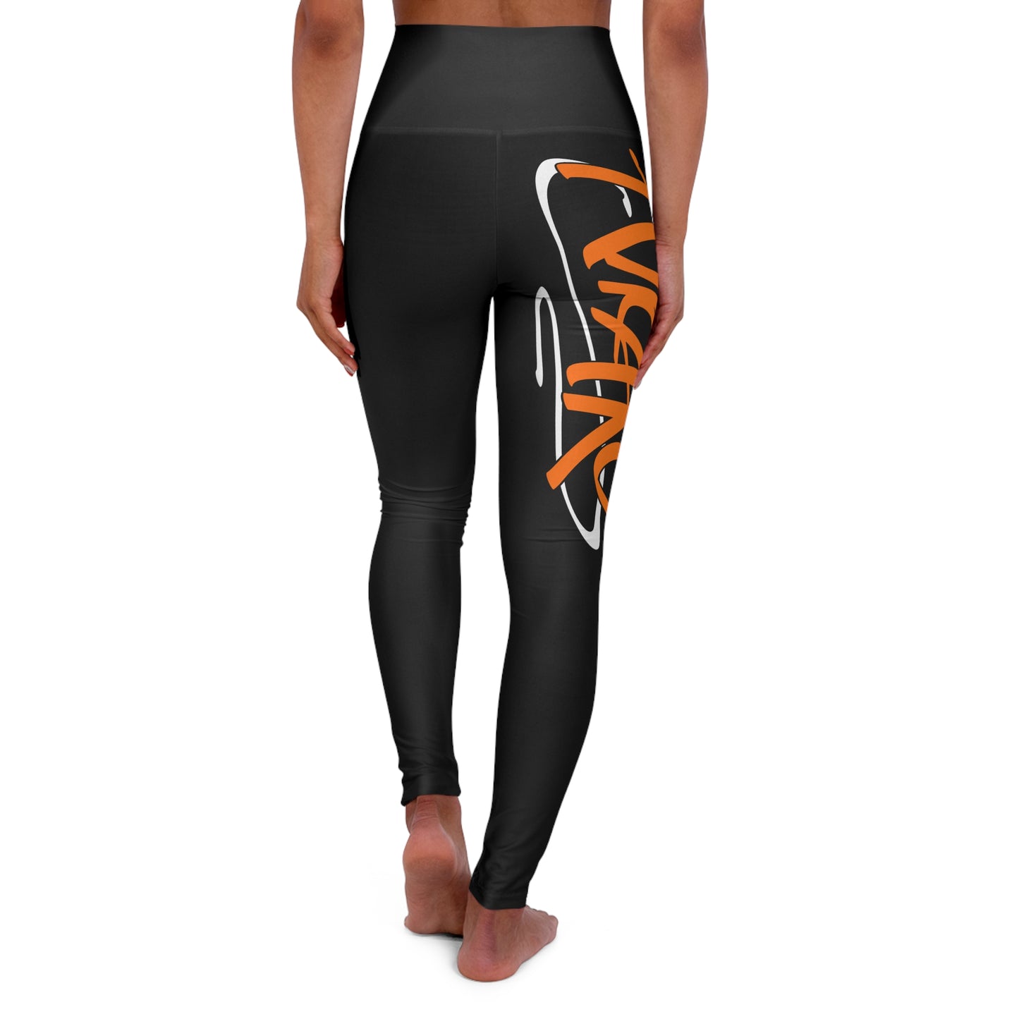 Black Graffiti High Waisted Leggings