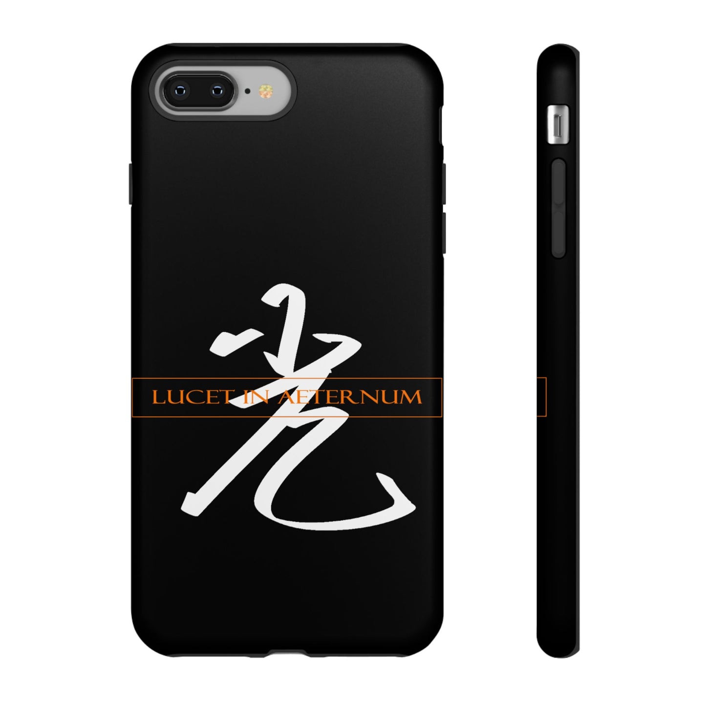 Lucet In Aeternum Black Phone Case