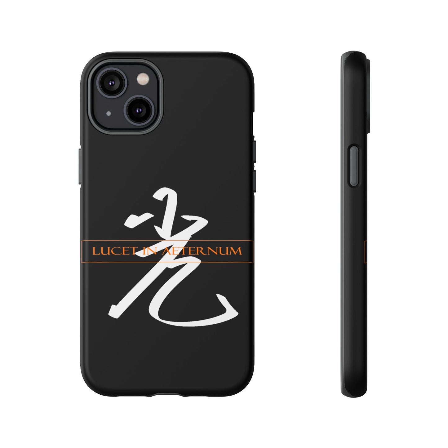 Lucet In Aeternum Black Phone Case