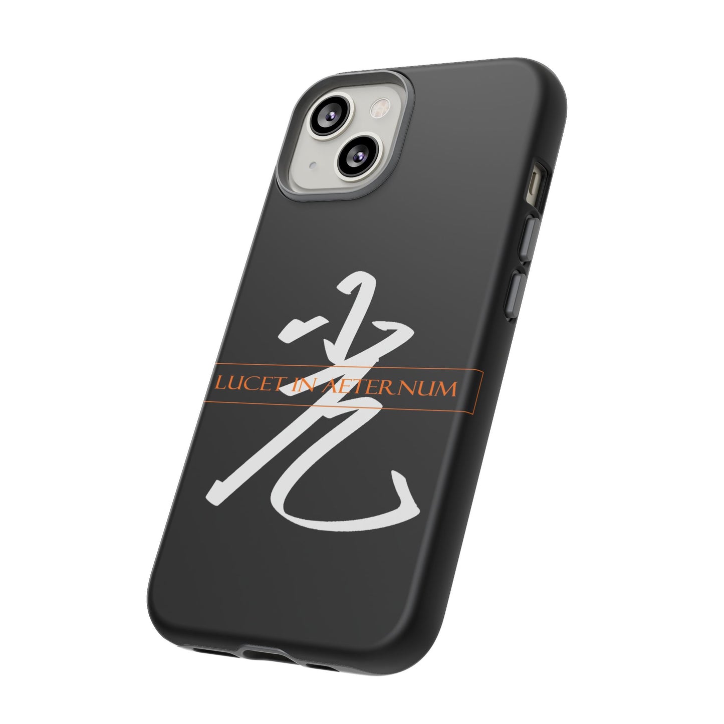 Lucet In Aeternum Black Phone Case