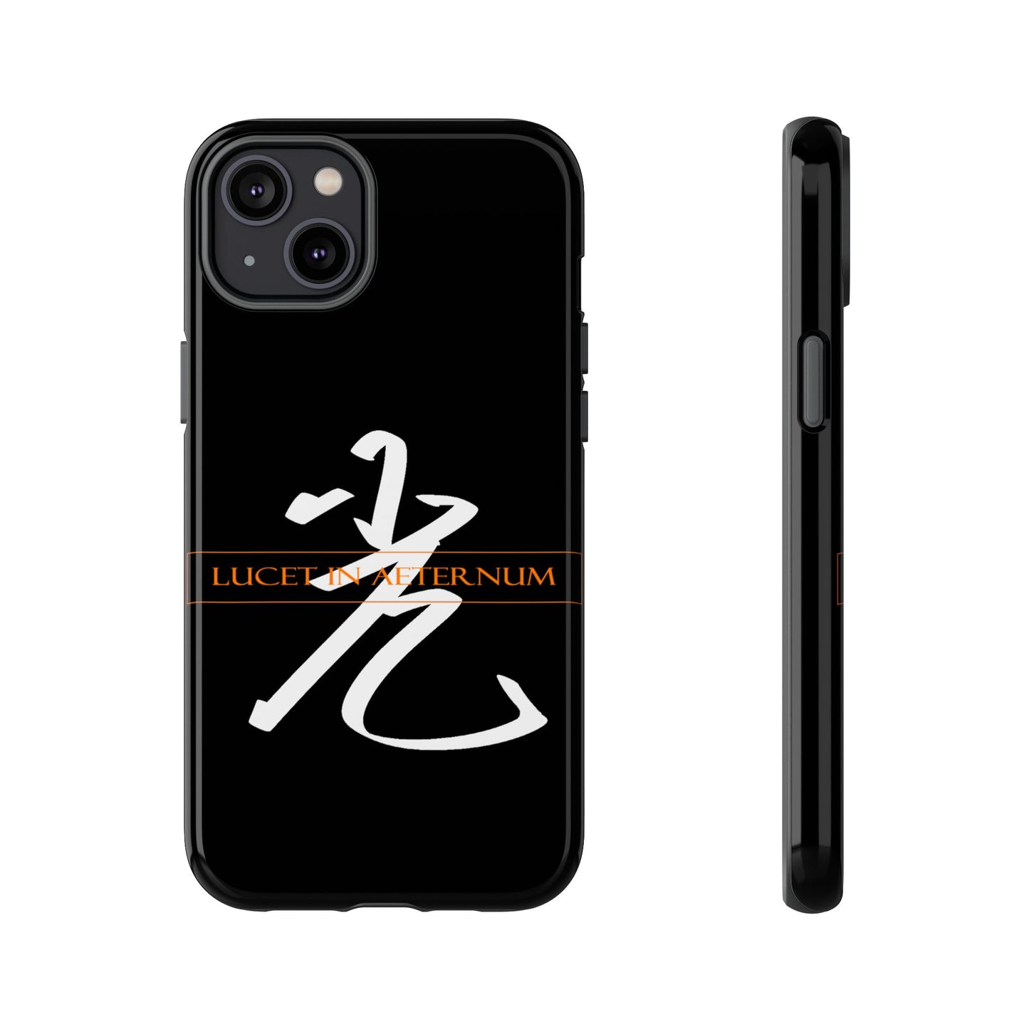 Lucet In Aeternum Black Phone Case