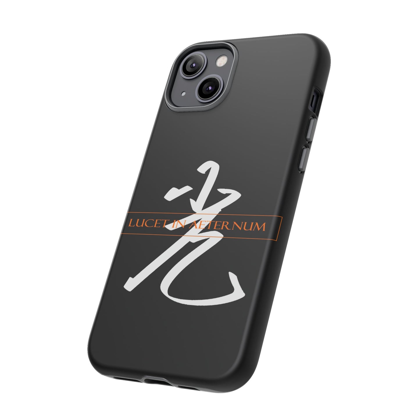 Lucet In Aeternum Black Phone Case