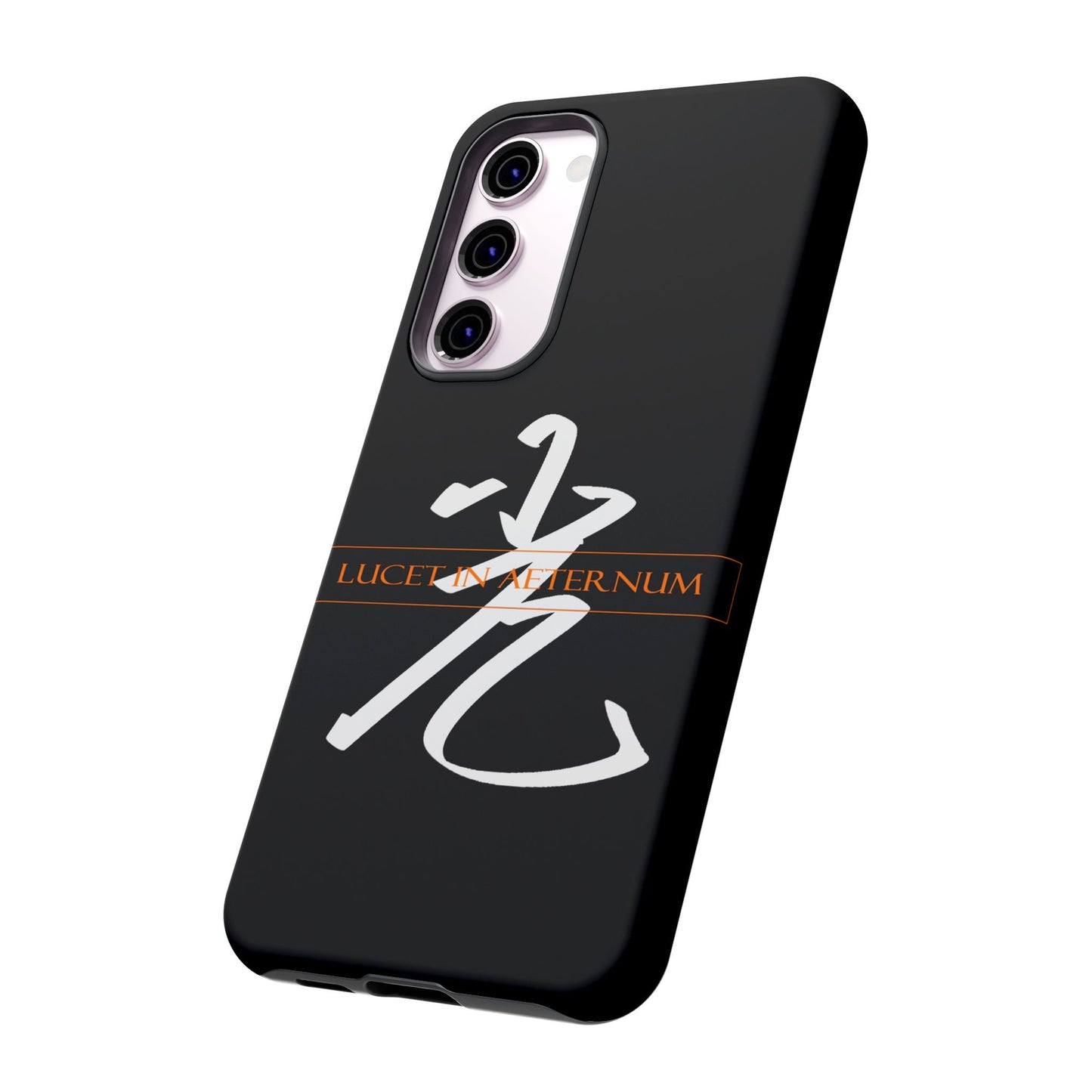 Lucet In Aeternum Black Phone Case