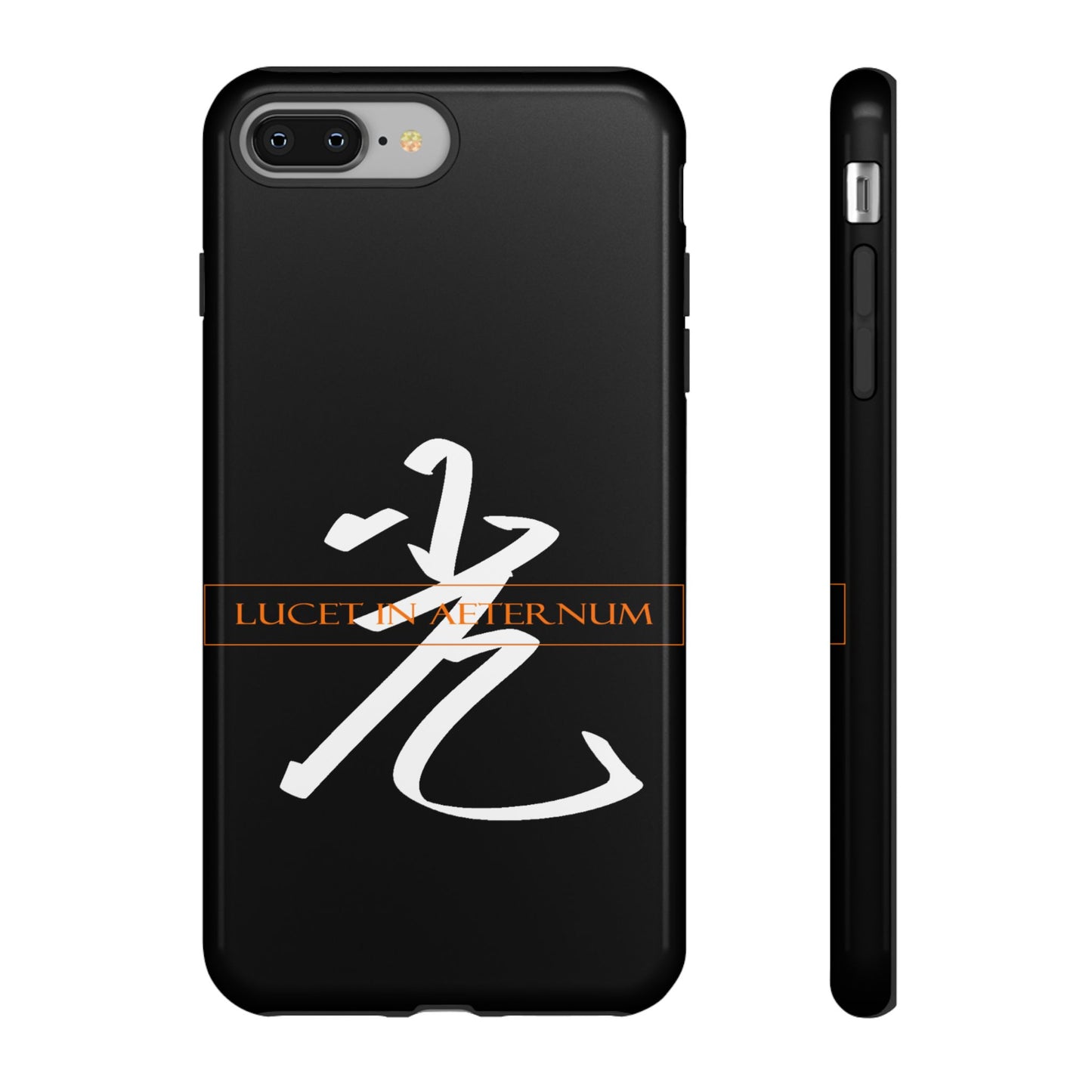 Lucet In Aeternum Black Phone Case